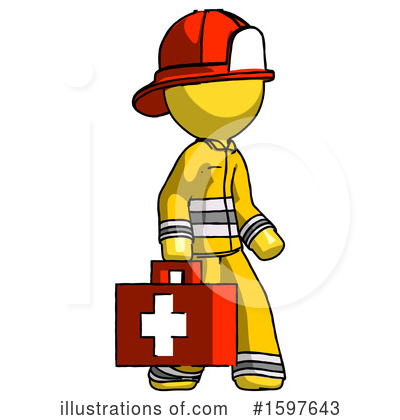 Royalty-Free (RF) Yellow Design Mascot Clipart Illustration by Leo Blanchette - Stock Sample #1597643
