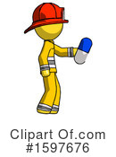 Yellow Design Mascot Clipart #1597676 by Leo Blanchette