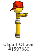 Yellow Design Mascot Clipart #1597680 by Leo Blanchette