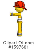 Yellow Design Mascot Clipart #1597681 by Leo Blanchette