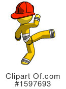 Yellow Design Mascot Clipart #1597693 by Leo Blanchette