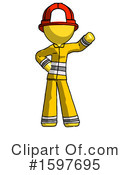 Yellow Design Mascot Clipart #1597695 by Leo Blanchette
