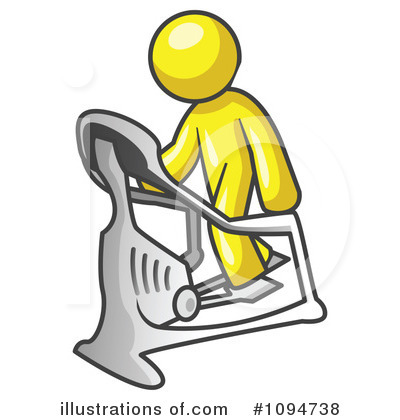 Royalty-Free (RF) Yellow Man Clipart Illustration by Leo Blanchette - Stock Sample #1094738