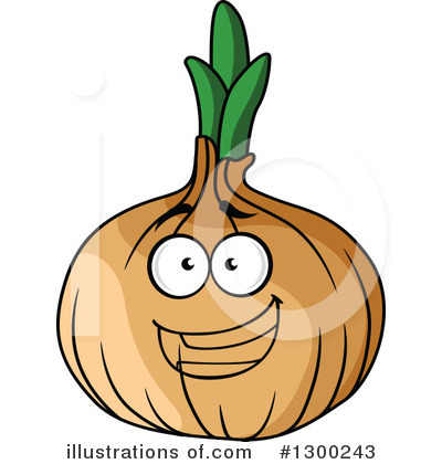 Royalty-Free (RF) Yellow Onion Clipart Illustration by Vector Tradition SM - Stock Sample #1300243