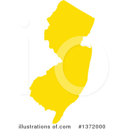 Yellow States Clipart #1372000 by Jamers