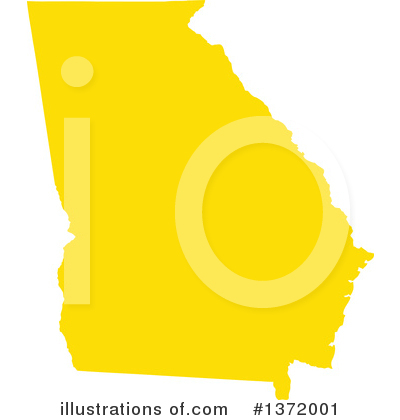 Yellow States Clipart #1372001 by Jamers