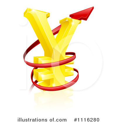 Yen Symbol Clipart #1116280 by AtStockIllustration