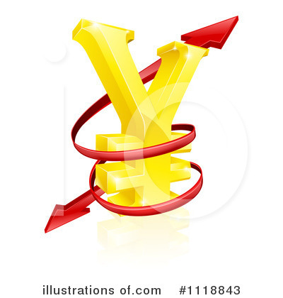 Royalty-Free (RF) Yen Clipart Illustration by AtStockIllustration - Stock Sample #1118843