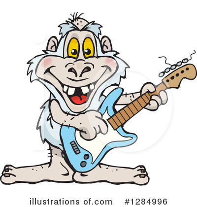 Royalty-Free (RF) Yeti Clipart Illustration by Dennis Holmes Designs - Stock Sample #1284996