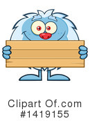 Yeti Clipart #1419155 by Hit Toon