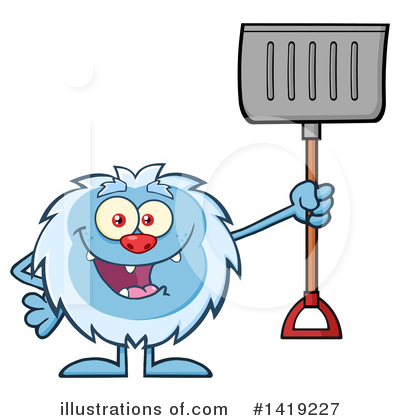 Royalty-Free (RF) Yeti Clipart Illustration by Hit Toon - Stock Sample #1419227