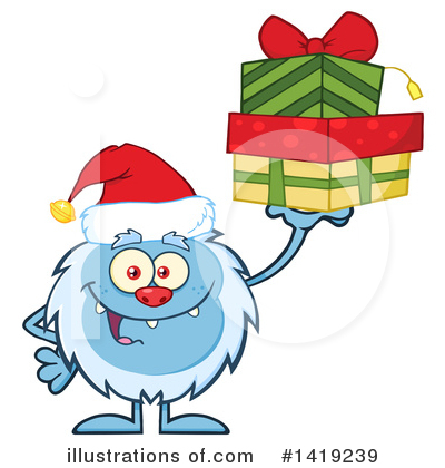 Royalty-Free (RF) Yeti Clipart Illustration by Hit Toon - Stock Sample #1419239
