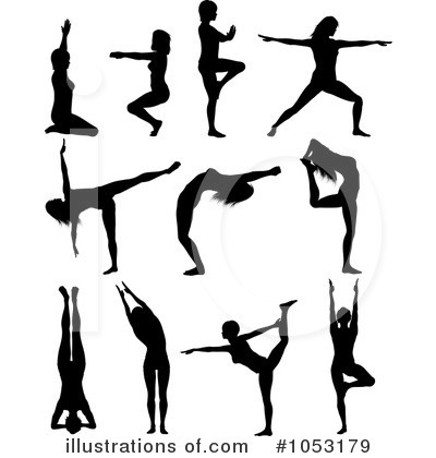 Royalty-Free (RF) Yoga Clipart Illustration by KJ Pargeter - Stock Sample #1053179