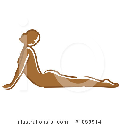 Royalty-Free (RF) Yoga Clipart Illustration by Rosie Piter - Stock Sample #1059914