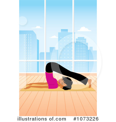 Royalty-Free (RF) Yoga Clipart Illustration by Monica - Stock Sample #1073226
