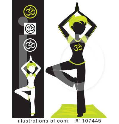 Royalty-Free (RF) Yoga Clipart Illustration by Amanda Kate - Stock Sample #1107445
