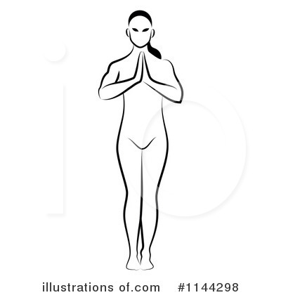Yoga Clipart #1144321 - Illustration by Frisko