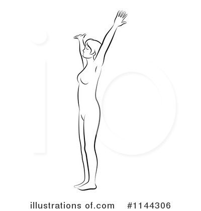 Royalty-Free (RF) Yoga Clipart Illustration by Frisko - Stock Sample #1144306