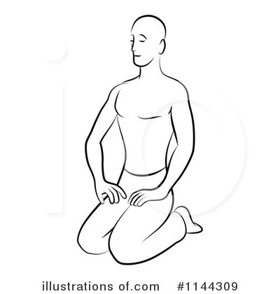 Royalty-Free (RF) Yoga Clipart Illustration by Frisko - Stock Sample #1144309