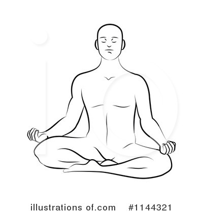 Royalty-Free (RF) Yoga Clipart Illustration by Frisko - Stock Sample #1144321