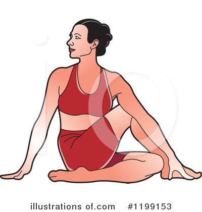 Royalty-Free (RF) Yoga Clipart Illustration by Lal Perera - Stock Sample #1199153
