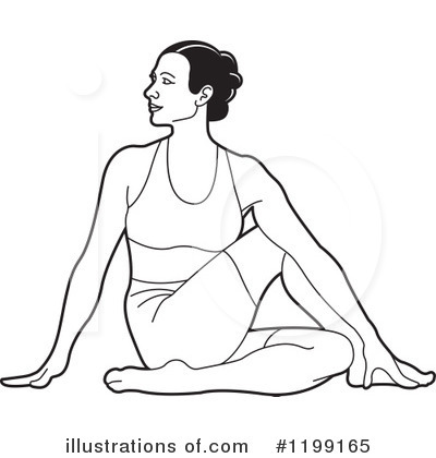 Royalty-Free (RF) Yoga Clipart Illustration by Lal Perera - Stock Sample #1199165