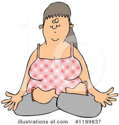 Royalty-Free (RF) Yoga Clipart Illustration by djart - Stock Sample #1199637