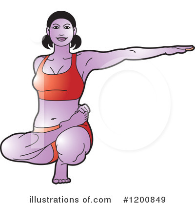 Royalty-Free (RF) Yoga Clipart Illustration by Lal Perera - Stock Sample #1200849