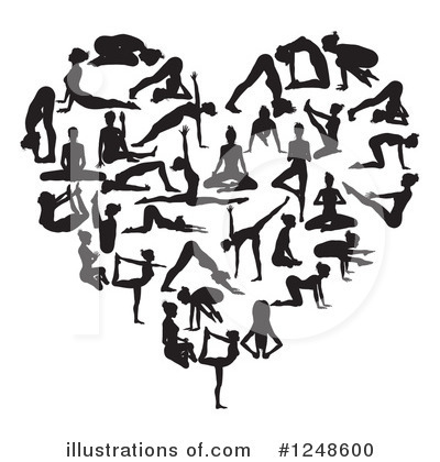 Royalty-Free (RF) Yoga Clipart Illustration by AtStockIllustration - Stock Sample #1248600