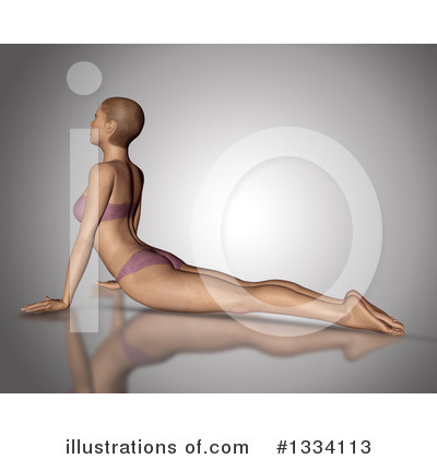 Royalty-Free (RF) Yoga Clipart Illustration by KJ Pargeter - Stock Sample #1334113