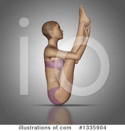 Royalty-Free (RF) Yoga Clipart Illustration by KJ Pargeter - Stock Sample #1335904