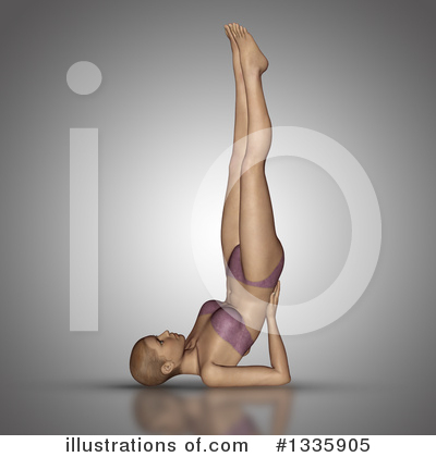 Royalty-Free (RF) Yoga Clipart Illustration by KJ Pargeter - Stock Sample #1335905