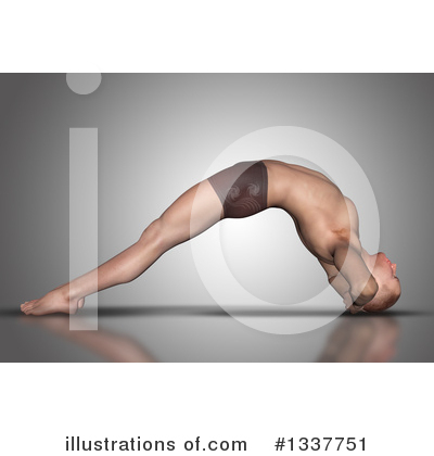 Royalty-Free (RF) Yoga Clipart Illustration by KJ Pargeter - Stock Sample #1337751