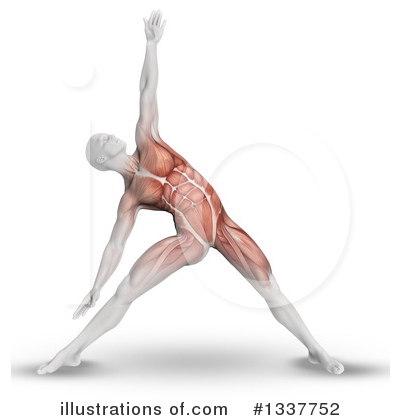 Royalty-Free (RF) Yoga Clipart Illustration by KJ Pargeter - Stock Sample #1337752
