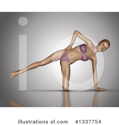 Royalty-Free (RF) Yoga Clipart Illustration by KJ Pargeter - Stock Sample #1337754