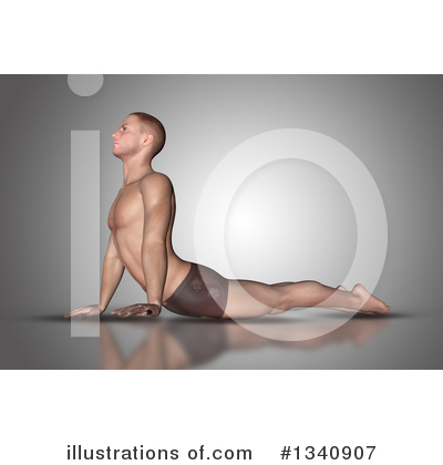 Royalty-Free (RF) Yoga Clipart Illustration by KJ Pargeter - Stock Sample #1340907