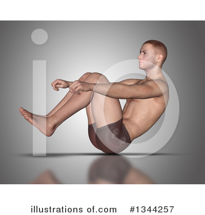 Royalty-Free (RF) Yoga Clipart Illustration by KJ Pargeter - Stock Sample #1344257