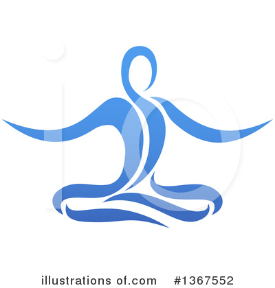 Yoga Clipart #1367552 by AtStockIllustration