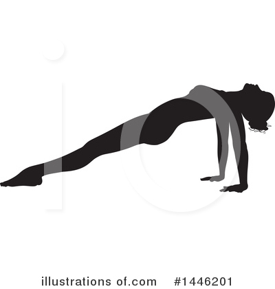 Royalty-Free (RF) Yoga Clipart Illustration by AtStockIllustration - Stock Sample #1446201