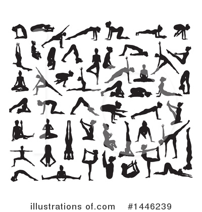 Royalty-Free (RF) Yoga Clipart Illustration by AtStockIllustration - Stock Sample #1446239