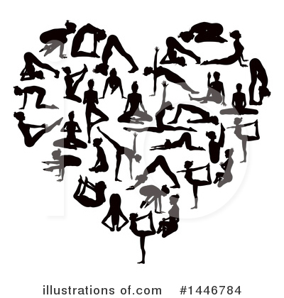 Royalty-Free (RF) Yoga Clipart Illustration by AtStockIllustration - Stock Sample #1446784