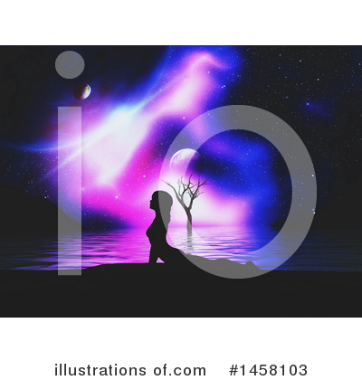 Meditation Clipart #1458103 by KJ Pargeter