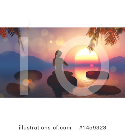 Royalty-Free (RF) Yoga Clipart Illustration by KJ Pargeter - Stock Sample #1459323