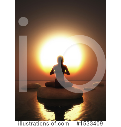 Royalty-Free (RF) Yoga Clipart Illustration by KJ Pargeter - Stock Sample #1533409