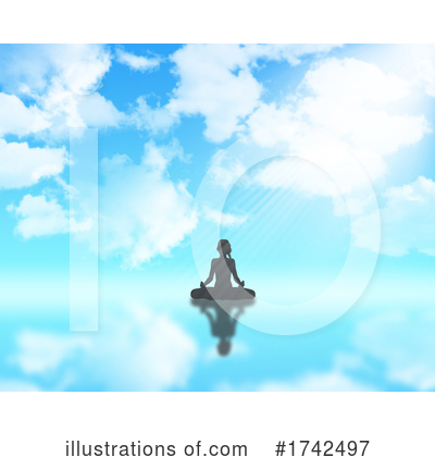 Royalty-Free (RF) Yoga Clipart Illustration by KJ Pargeter - Stock Sample #1742497