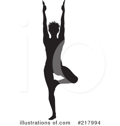 Royalty-Free (RF) Yoga Clipart Illustration by KJ Pargeter - Stock Sample #217994