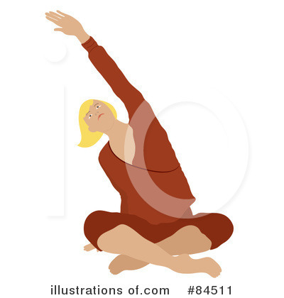 Royalty-Free (RF) Yoga Clipart Illustration by Pams Clipart - Stock Sample #84511