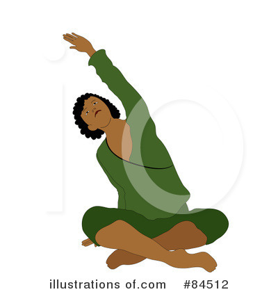 Woman Exercising Clipart #84512 by Pams Clipart