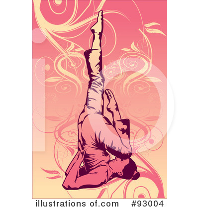 Royalty-Free (RF) Yoga Clipart Illustration by mayawizard101 - Stock Sample #93004