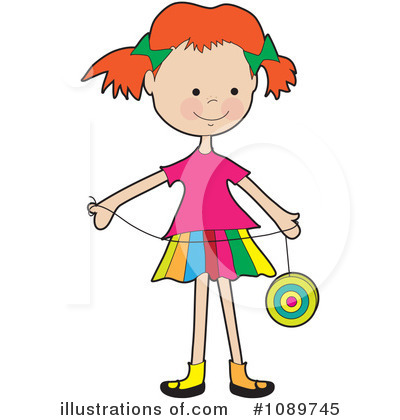 Royalty-Free (RF) Yoyo Clipart Illustration by Maria Bell - Stock Sample #1089745